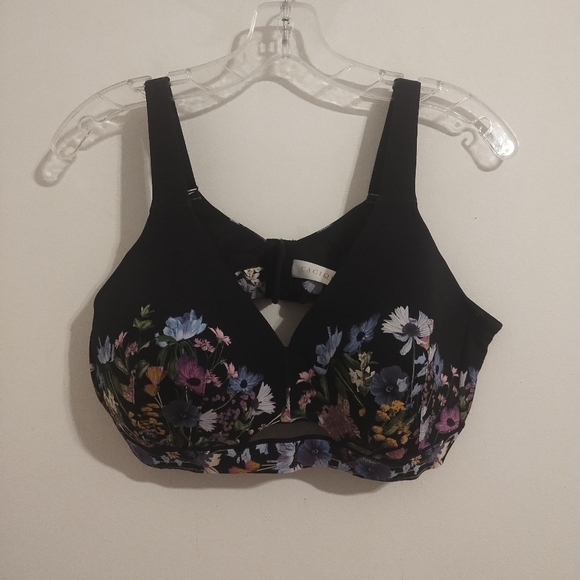 Cacique Comfort Bliss Lightly Lined No Wire Floral Bra - Picture 2 of 5